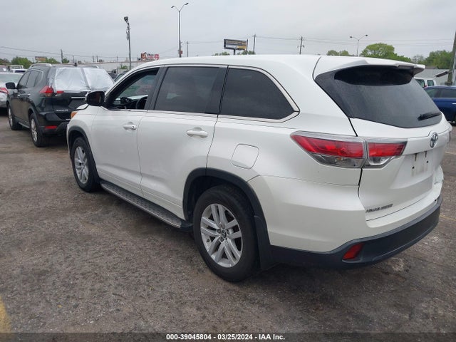 Toyota Highlander Le 2016 5TDZARFH6GS020850 Image 3