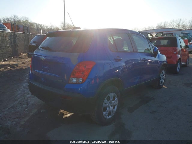 Chevrolet Trax 1ls 2015 KL7CJKSB9FB196714 Image 4