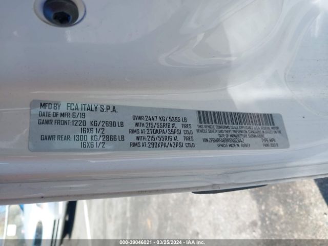 ZFBHRFAB9K6N82842 RAM Promaster City Wagon