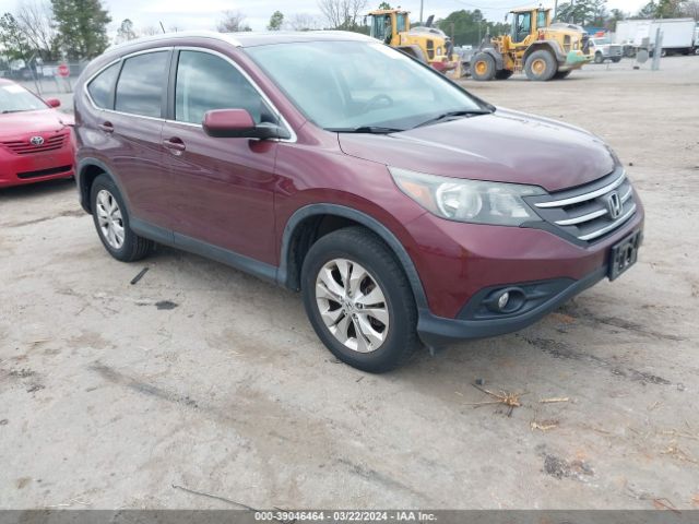 39046464 :رقم المزاد ، 5J6RM4H77EL101489 vin ، 2014 Honda Cr-v Ex-l مزاد بيع