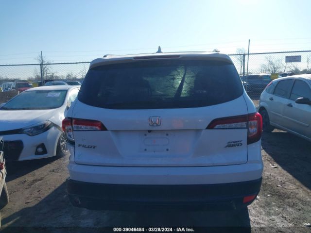 5FNYF6H34NB017928 Honda Pilot Awd Sport