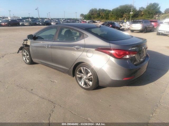 Hyundai Elantra Limited 2016 KMHDH4AE0GU587844 Image 3