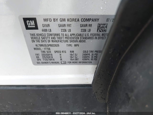 Chevrolet Trailblazer Awd Rs 2023 KL79MUSL5PB022629 Image 9