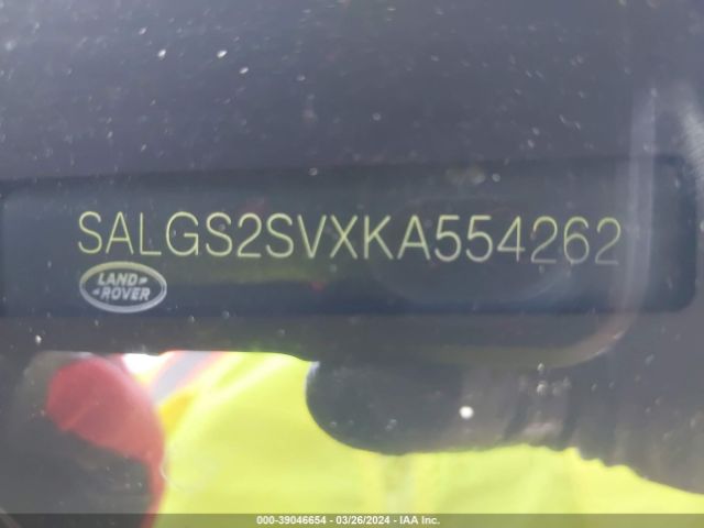 SALGS2SVXKA554262 Land Rover Range Rover 3.0l V6 Supercharged Hse