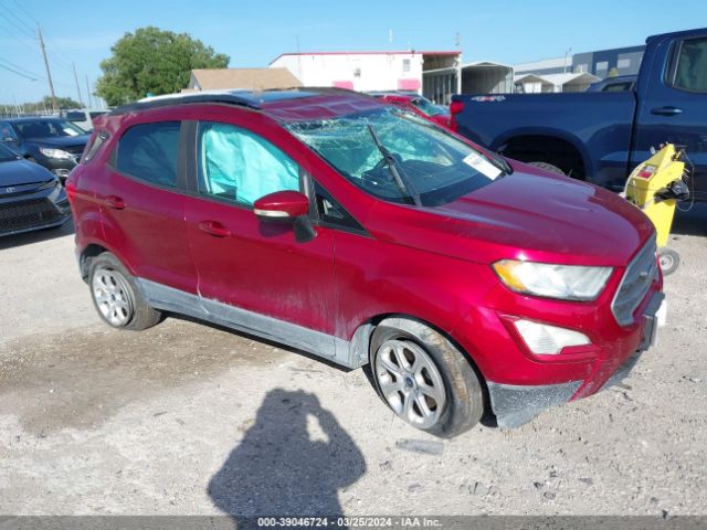 Auction sale of the 2018 Ford Ecosport Se, vin: MAJ3P1TEXJC243763, lot number: 39046724