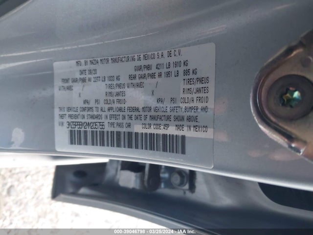 Mazda Mazda3 Select 2021 3MZBPBBM2MM205755 Image 9