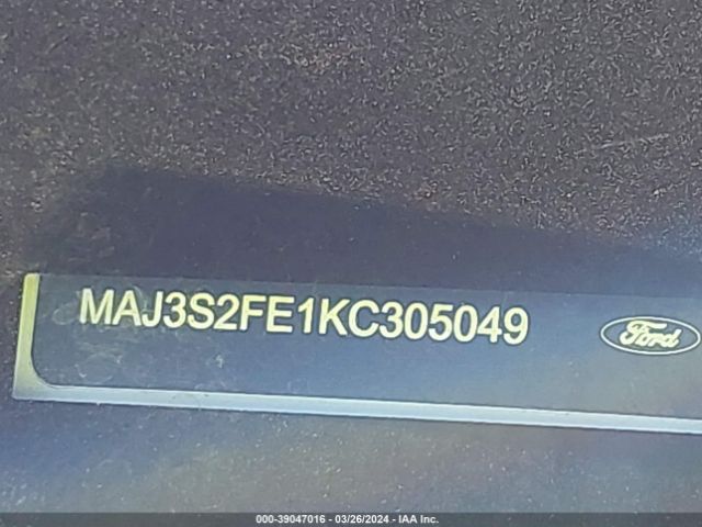 MAJ3S2FE1KC305049 Ford ECOSPORT S
