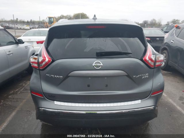 5N1AZ2MH3JN170875 Nissan Murano Platinum