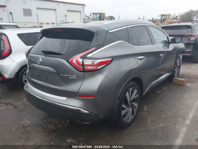 5N1AZ2MH3JN170875 Nissan Murano Platinum