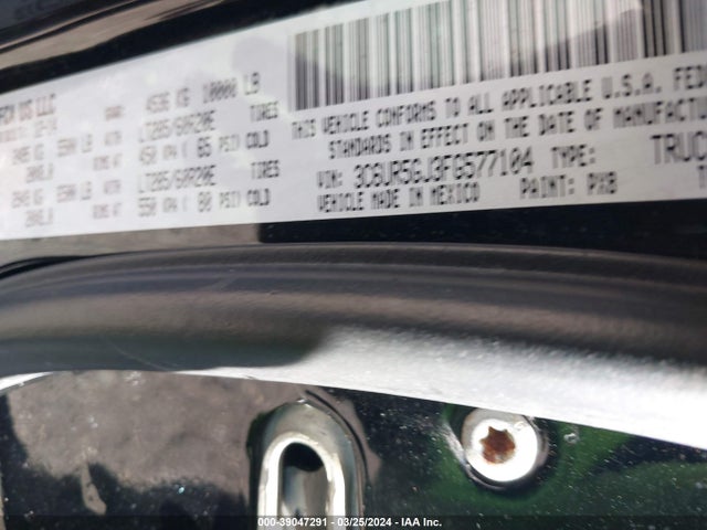 RAM 2500 Longhorn Limited 2015 3C6UR5GJ3FG577104 Image 9