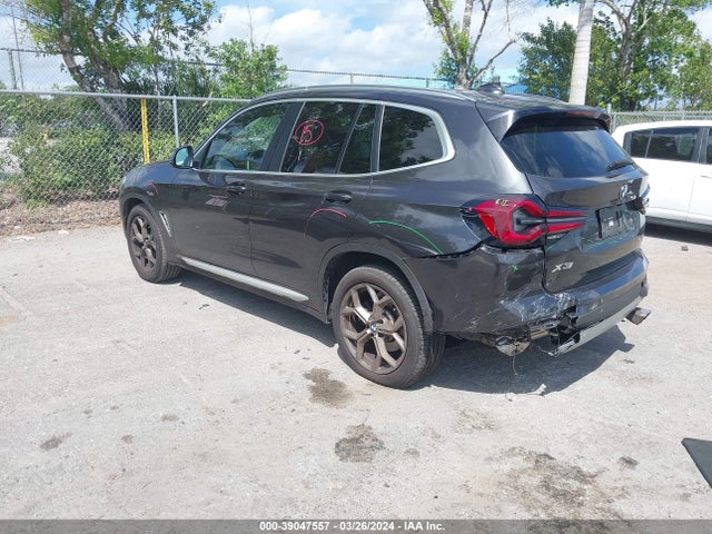 BMW X3 Sdrive30i 2022 5UX43DP07N9K86422 Image 3