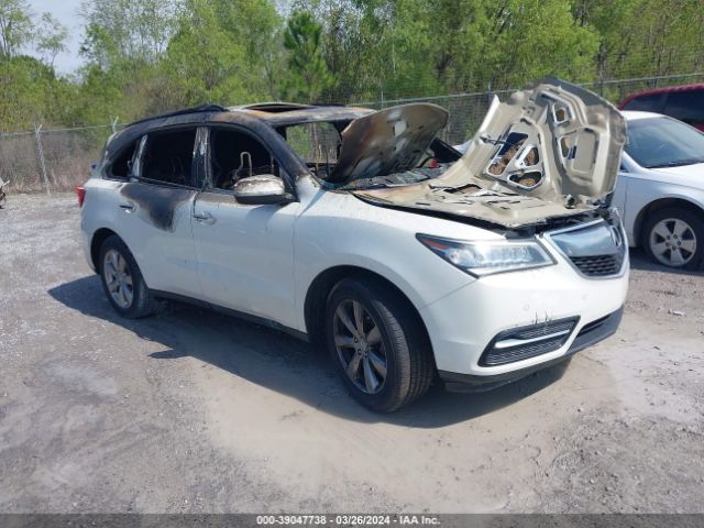 Auction sale of the 2015 Acura Mdx Advance Pkg W/entertainment Pkg, vin: 5FRYD4H88FB019798, lot number: 39047738