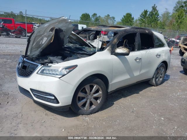 5FRYD4H88FB019798 Acura Mdx Advance Pkg W/entertainment Pkg