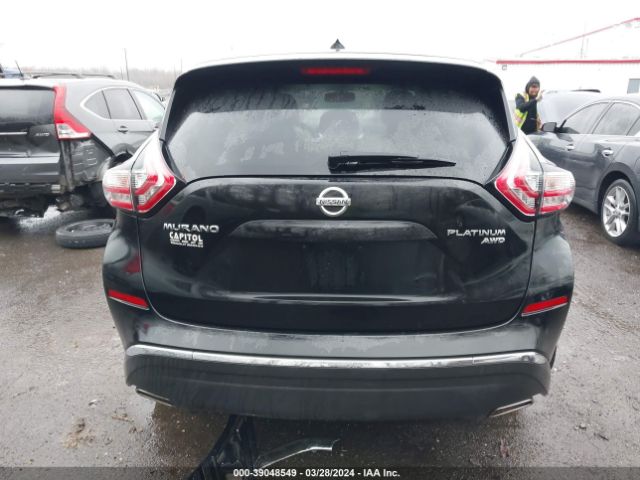 5N1AZ2MH9FN263617 Nissan Murano Platinum