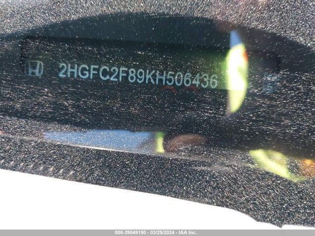 Honda Civic Sport 2019 2HGFC2F89KH506436 Image 17