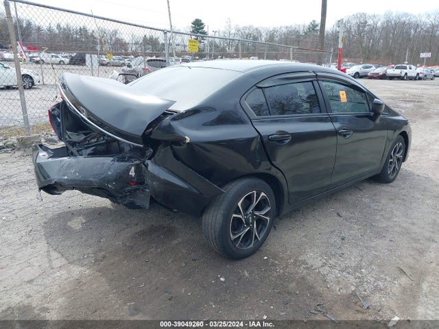 Honda Civic Lx 2014 2HGFB2F57EH533390 Image 4