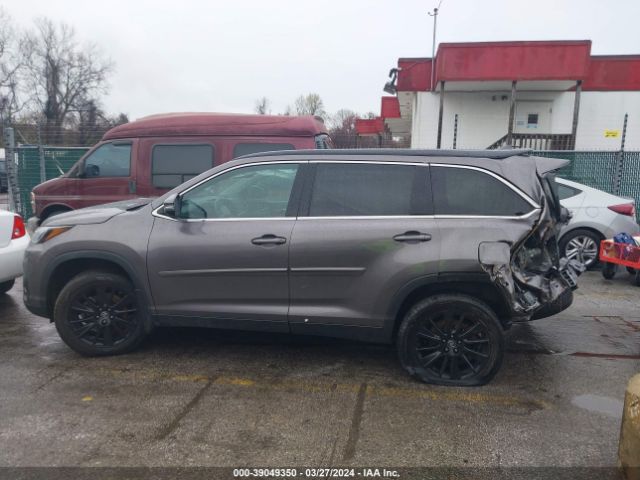 5TDJZRFH6KS625286 Toyota Highlander Se