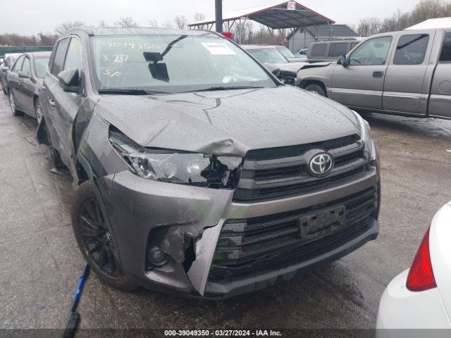 5TDJZRFH6KS625286 Toyota Highlander Se