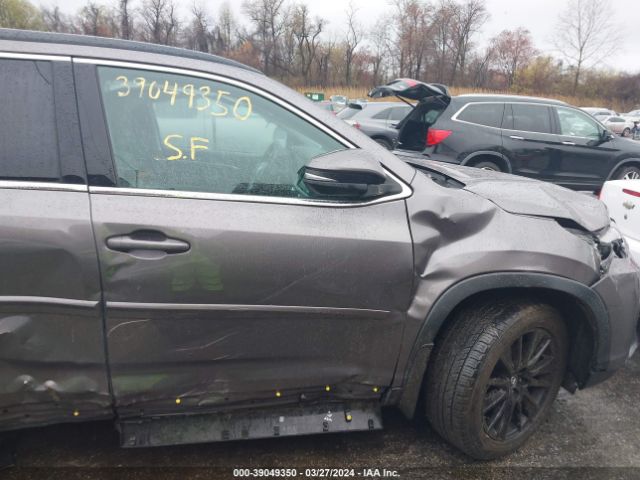 5TDJZRFH6KS625286 Toyota Highlander Se