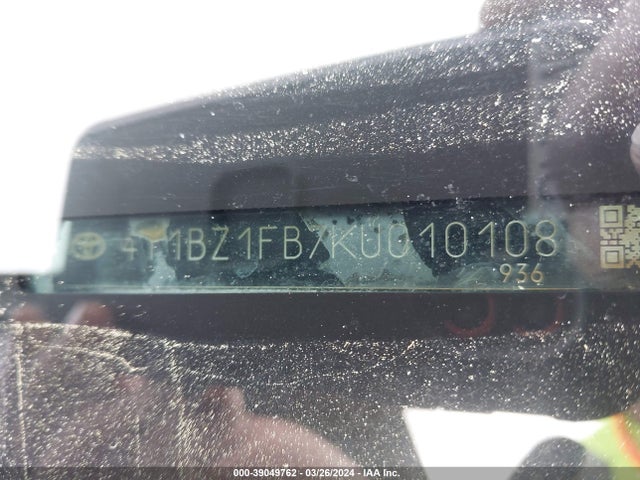 Toyota AVALON XLE 2019 4T1BZ1FB7KU010108 Image 9