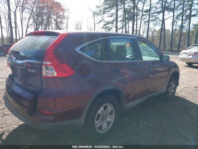 Honda CR-V LX 2015 2HKRM4H3XFH697657 Image 4