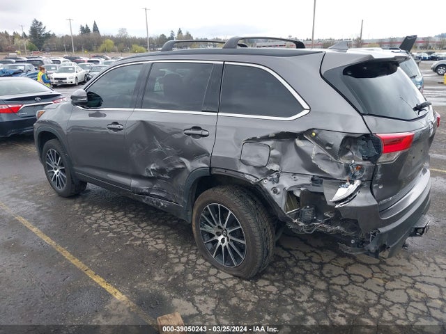 Toyota Highlander Se 2017 5TDJZRFH2HS405748 Image 3