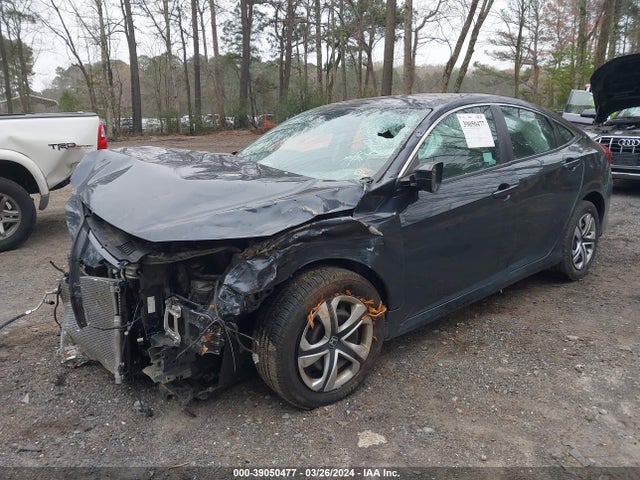 Honda Civic Lx 2018 2HGFC2F55JH597886 Image 2