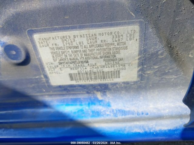3N1CN7AP0EL835158 Nissan Versa 1.6 Sv