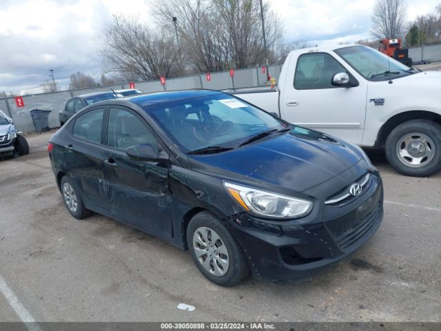 Auction sale of the 2016 Hyundai Accent Se, vin: KMHCT4AE7GU126604, lot number: 39050898