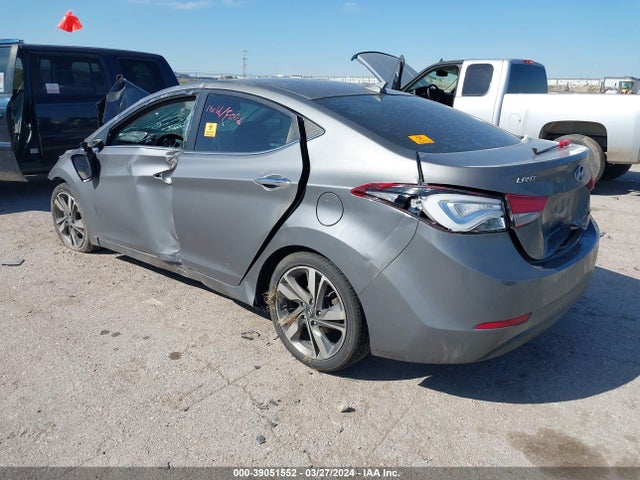 Hyundai Elantra Limited 2014 5NPDH4AE7EH508598 Image 3