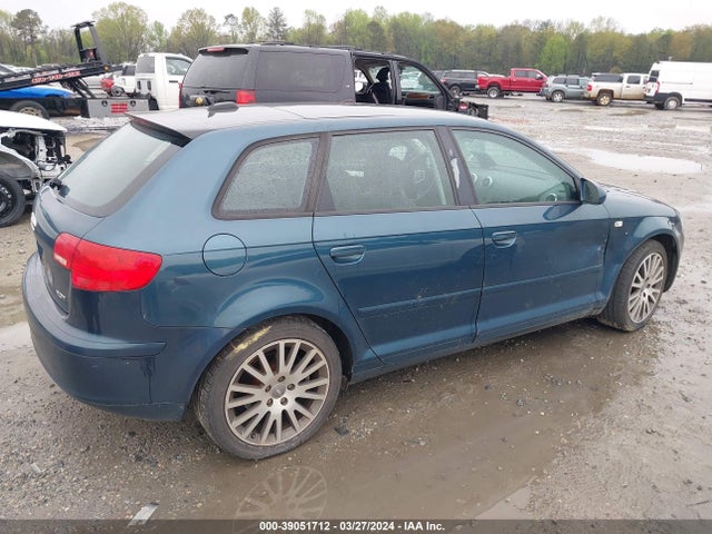 39051712 :رقم المزاد ، WAUMF78P16A003323 vin ، 2006 Audi A3 2.0t مزاد بيع