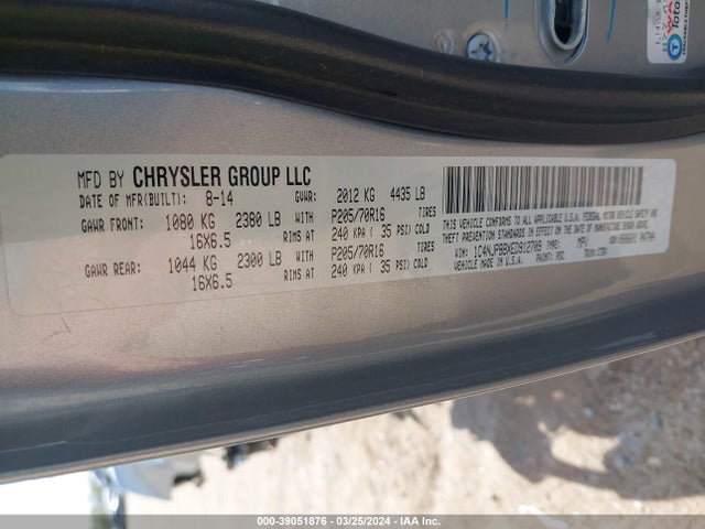 Jeep Patriot Sport 2014 1C4NJPBBXED912709 Image 9