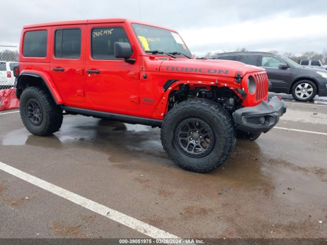 Auction sale of the 2021 Jeep Wrangler Unlimited Rubicon 4x4, vin: 1C4JJXFG9MW842093, lot number: 39051975