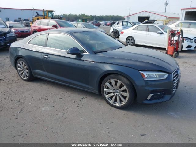 2018 Audi A5 2.0t Premium მანქანა იყიდება აუქციონზე, vin: WAUPNAF57JA017900, აუქციონის ნომერი: 39052075