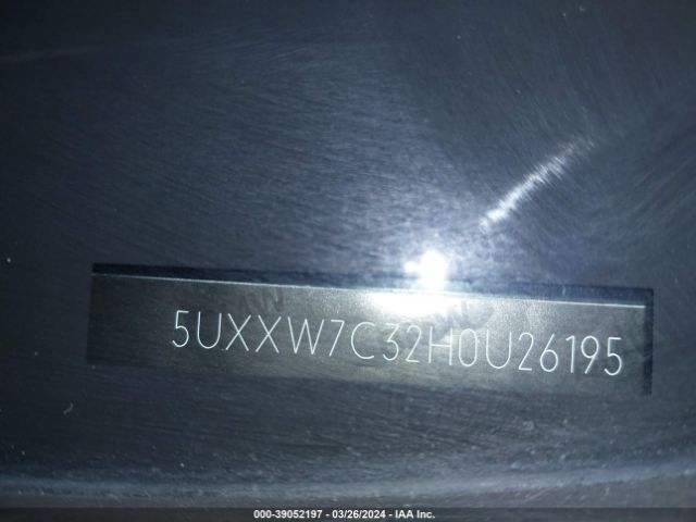 5UXXW7C32H0U26195 BMW X4 M40i
