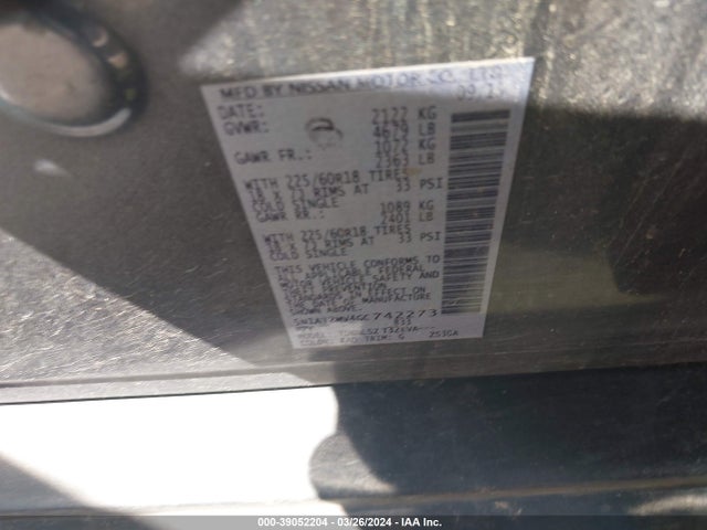 Nissan Rogue Sl 2016 5N1AT2MV4GC742273 Image 9