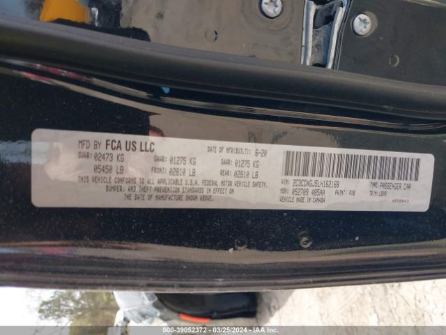 2C3CDXGJ5LH162168 Dodge Charger Scat Pack Rwd