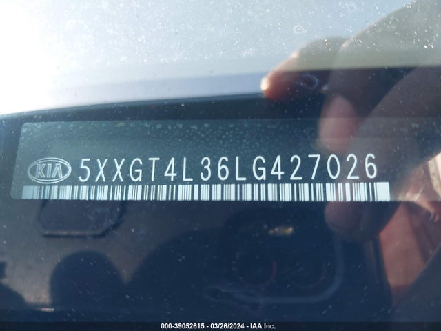 KIA Optima Lx 2020 5XXGT4L36LG427026 Image 9