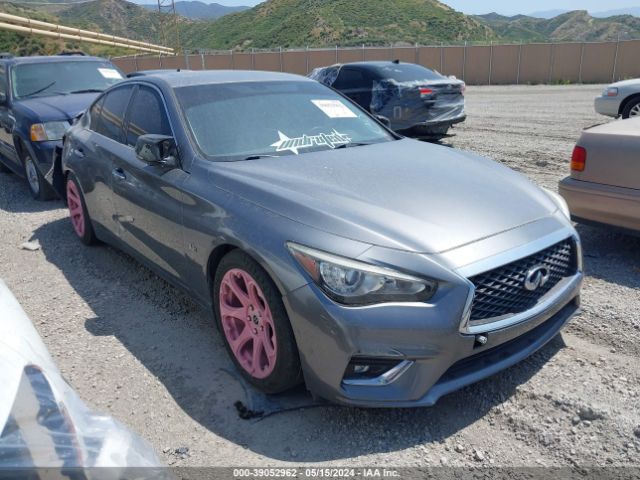 39052962 :رقم المزاد ، JN1EV7AP9JM351112 vin ، 2018 Infiniti Q50 3.0t Luxe مزاد بيع