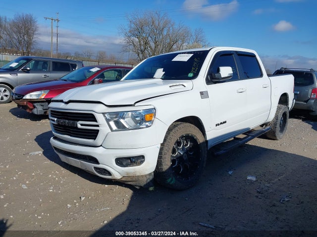 RAM 1500 Big Horn  4x4 5'7 Box 2021 1C6SRFFT6MN826497 Image 2