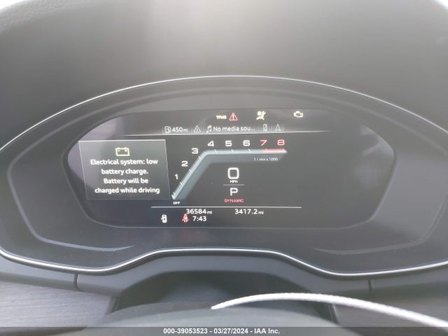 WA1FAAFY1N2110975 Audi Q5 Prestige 45 Tfsi S Line Quattro S Tronic