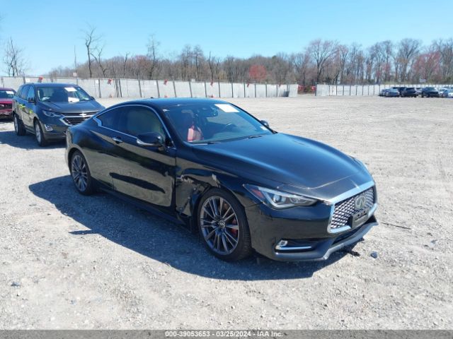 2017 Infiniti Q60 3.0t Red Sport 400 მანქანა იყიდება აუქციონზე, vin: JN1FV7EL2HM701993, აუქციონის ნომერი: 39053653