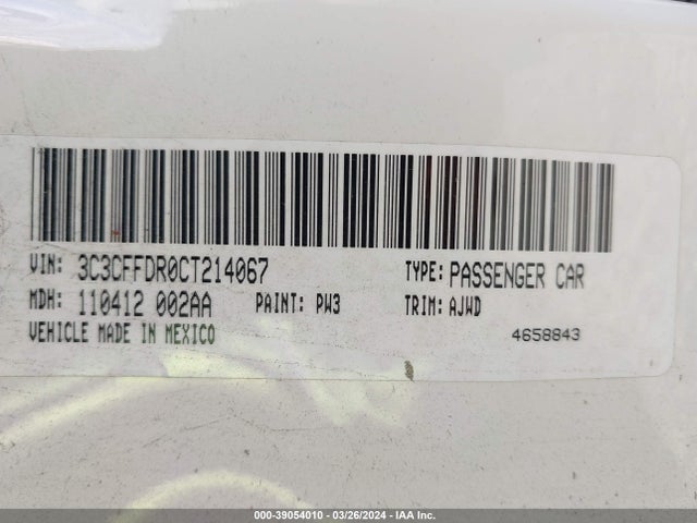 2012 FIAT 500C 3C3CFFDR0CT214067 Photo 8