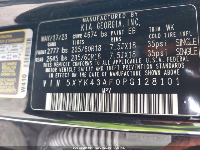 KIA Sportage Sx 2023 5XYK43AF0PG128101 Image 9