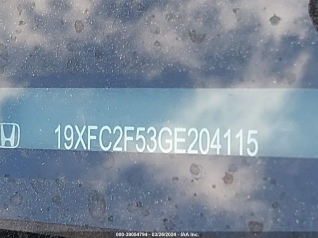 19XFC2F53GE204115 Honda Civic Lx