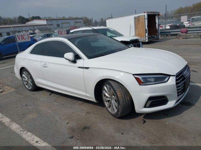 Продажа на аукционе авто 2018 Audi A5 2.0t Premium, vin: WAUPNAF59JA033807, номер лота: 39054894