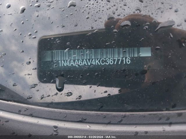 1N4AA6AV4KC367716 Nissan Maxima 3.5 Sl