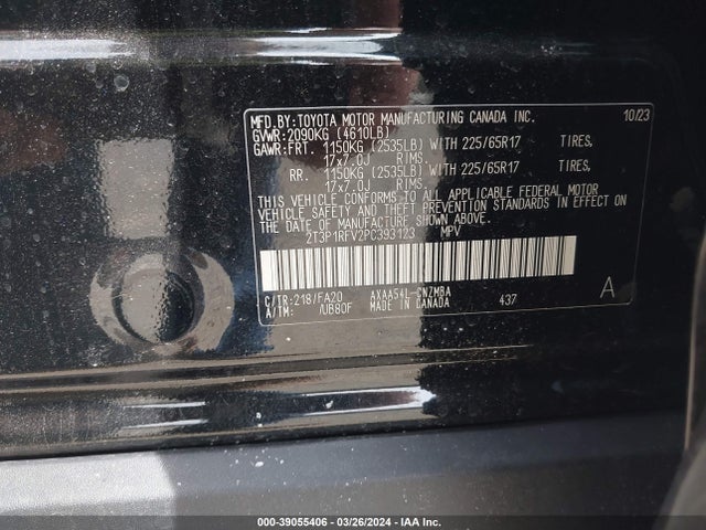Toyota Rav4 Xle 2023 2T3P1RFV2PC393123 Image 9