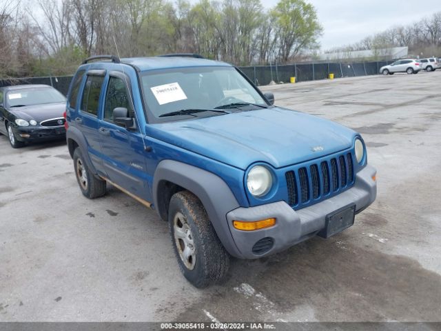 Auction sale of the 2004 Jeep Liberty Sport, vin: 1J4GL48K74W326538, lot number: 39055418