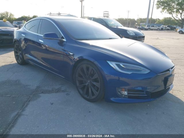 39055835 :رقم المزاد ، 5YJSA1E27JF297681 vin ، 2018 Tesla Model S 100d/75d/p100d مزاد بيع
